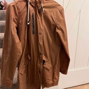 Kavu Tan Hooded Jacket medium